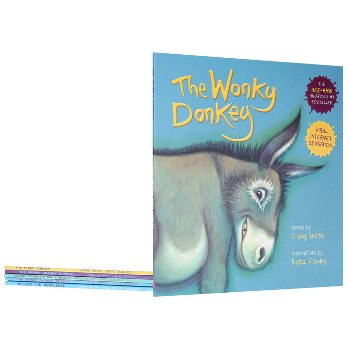 Wonky Donkey Series by Craig Smith & Maureen Thomson Illustrated 6 Books Collection Set - Ages 3+ - Paperback
