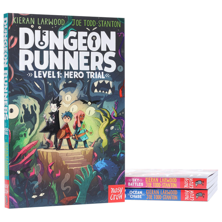 Dungeon Runners Series By Kieran Larwood: Illustrated 3 Books Collection Set - Ages 7-9 - Paperback
