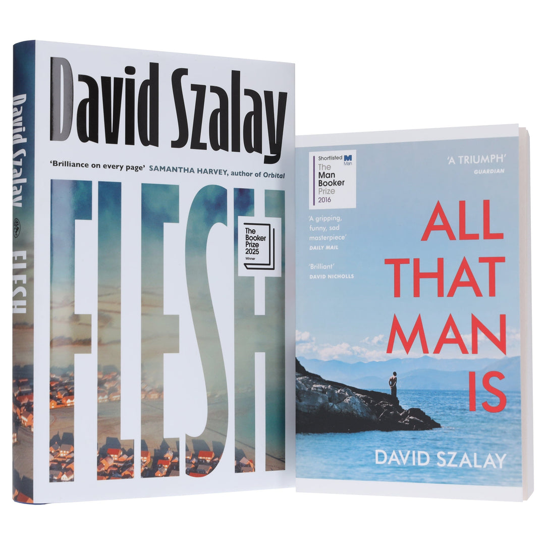 David Szalay Collection (All That Man Is & Flesh) 2 Books Set - Fiction - Paperback/Hardback
