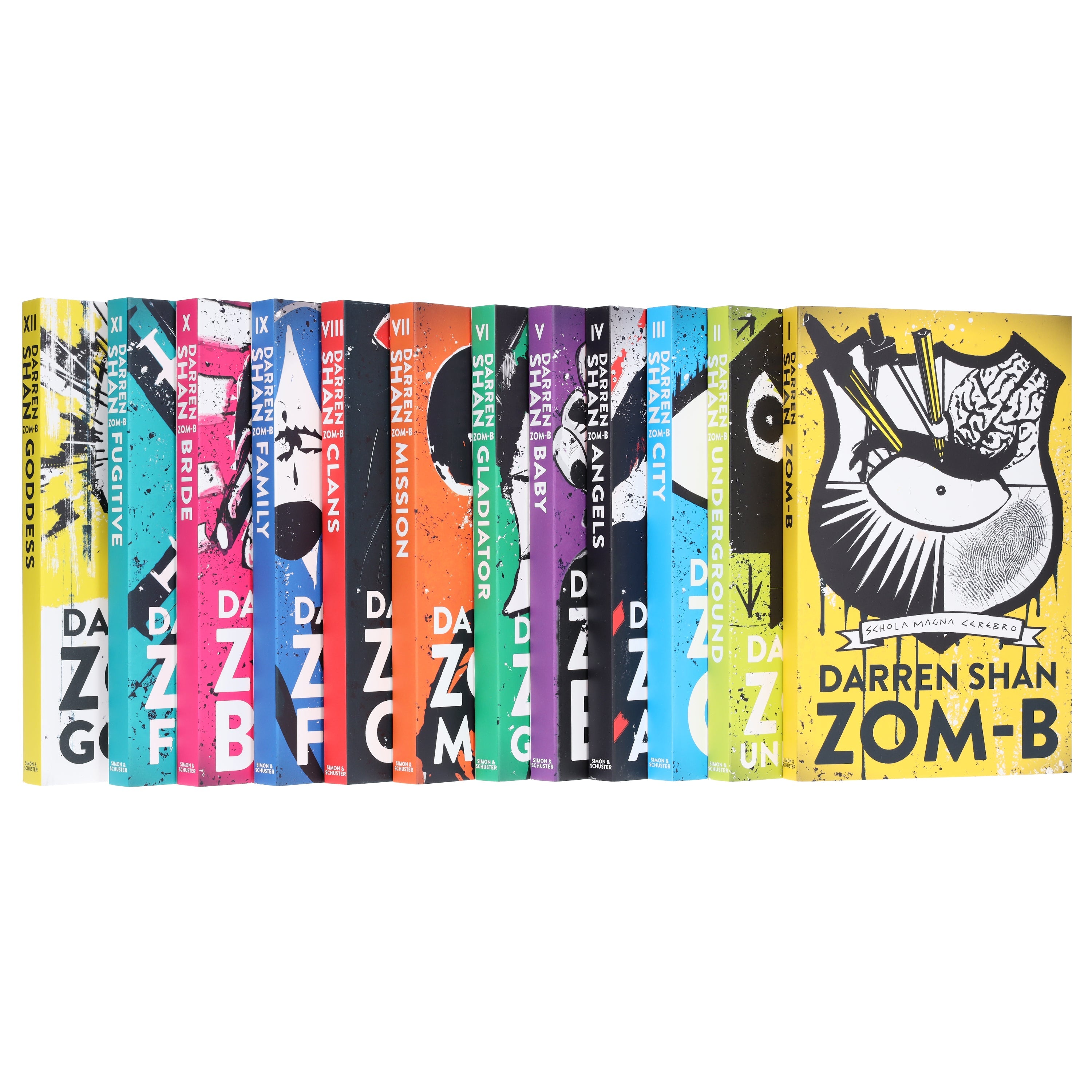 Zom-B 12 Books Collection Set Pack By Darren Shan - Ages 12+