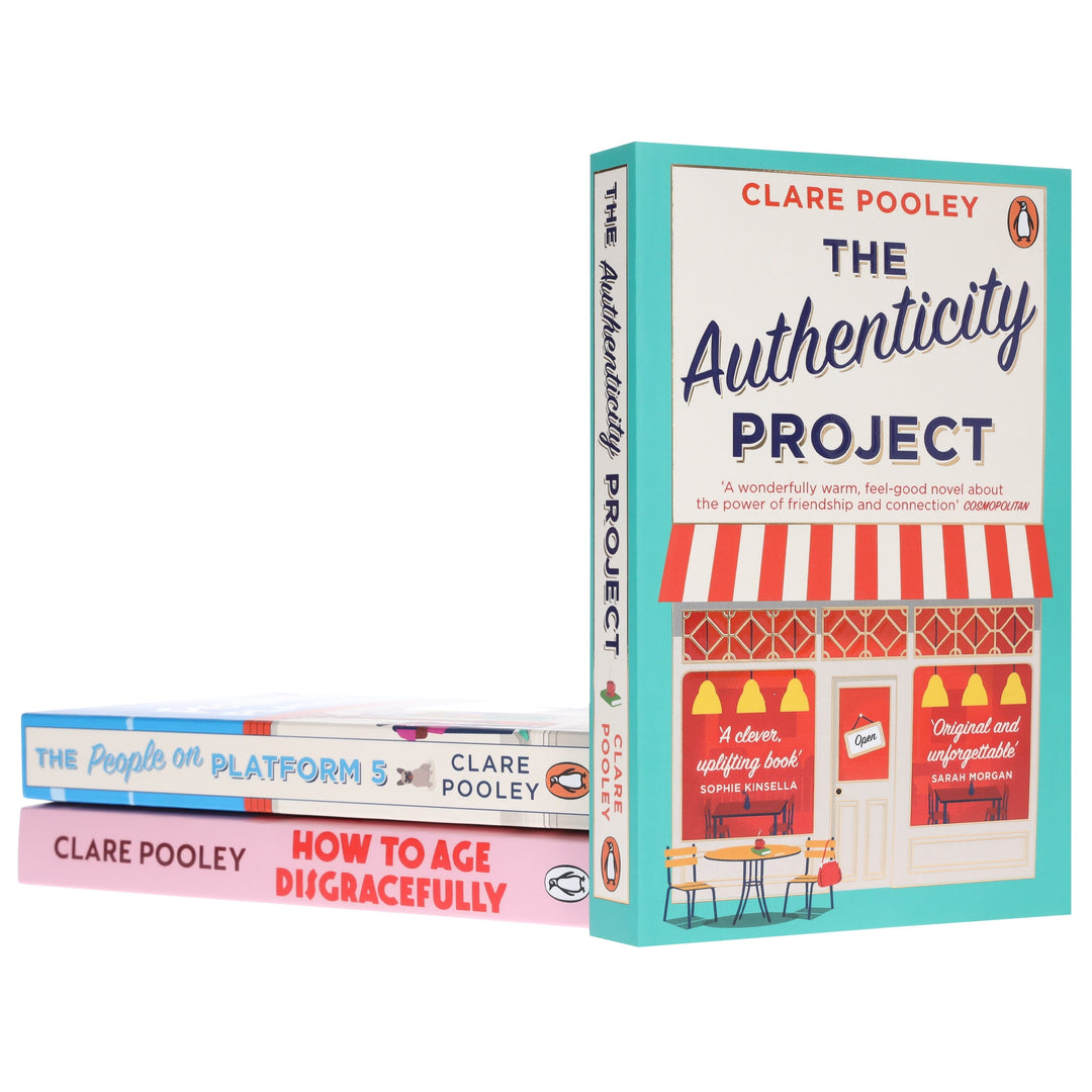 How to Age Disgracefully, The Authenticity Project & The People on Platform 5 By Clare Pooley: 3 Books Collection Set - Fiction - Paperback