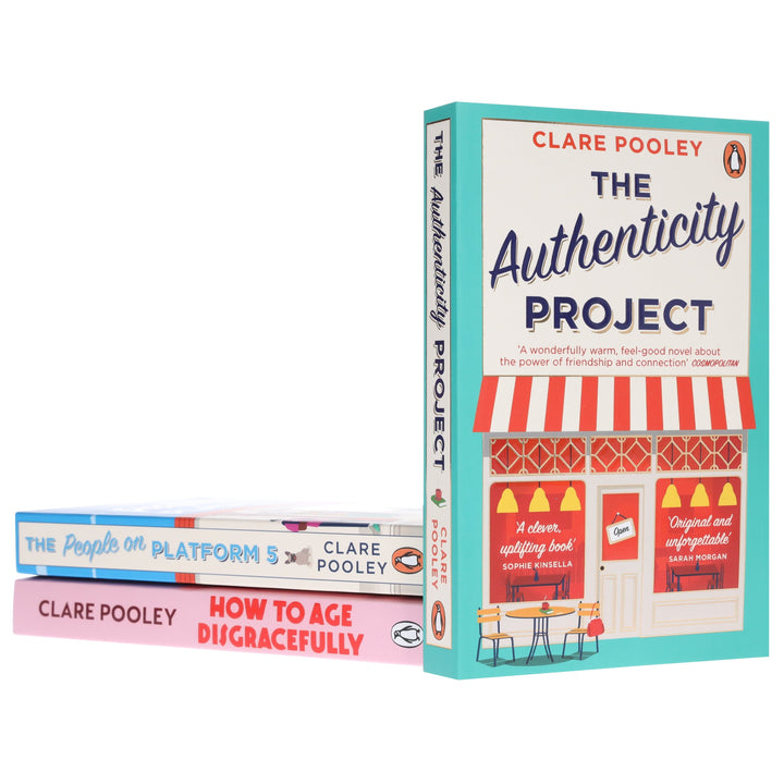 How to Age Disgracefully, The Authenticity Project & The People on Platform 5 By Clare Pooley: 3 Books Collection Set - Fiction - Paperback