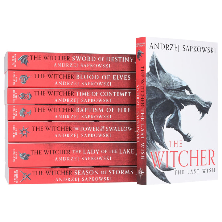 The Complete Witcher Series By Andrzej Sapkowski 8 Books Box Set Collection - Fiction - Paperback