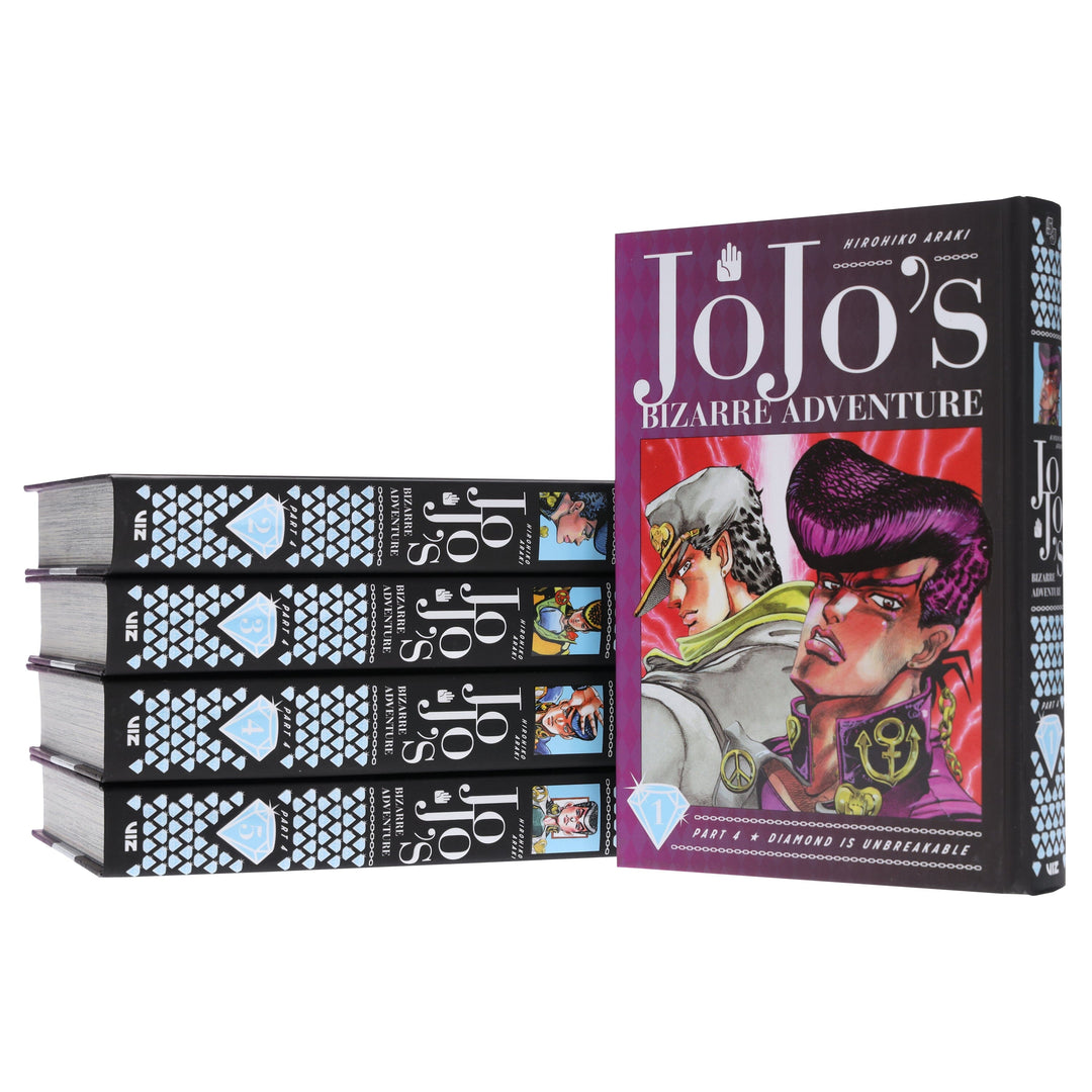 JoJo’s Bizarre Adventure: Part 4 - Diamond Is Unbreakable (Vol. 1-5) by Hirohiko Araki 5 Books Collection Set - Fiction - Hardback