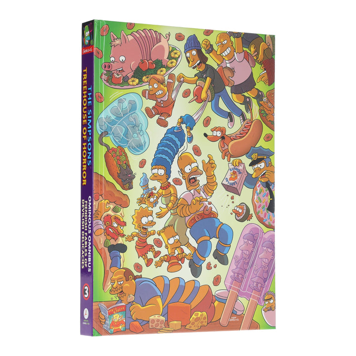 The Simpsons Treehouse of Horror Ominous Omnibus Vol. 3: Fiendish Fables of Devilish Delicacies by Matt Groening - Ages 12+ - Hardback