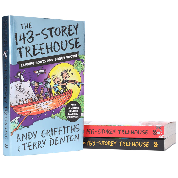 The Treehouse Series (Book 11-13) by Andy Griffiths Illustrated 3 Books Collection Set - Ages 7-12 - Paperback