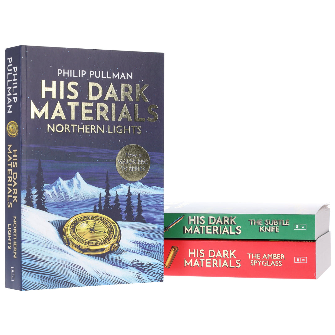 His Dark Materials trilogy by Philip Pullman (Northern Lights, Subtle Knife & Amber Spyglass) 3 Books Collection Box Set - Ages 11+ - Paperback