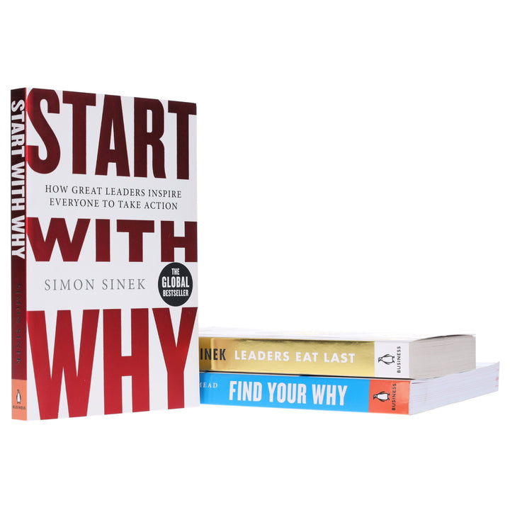 Start with Why Series By Simon Sinek 3 Books Collection Set - Non Fiction - Paperback