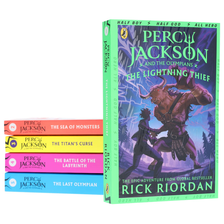 Percy Jackson And The Olympians Series By Rick Riordan 5 Books Collection Set - Ages 9+ - Paperback