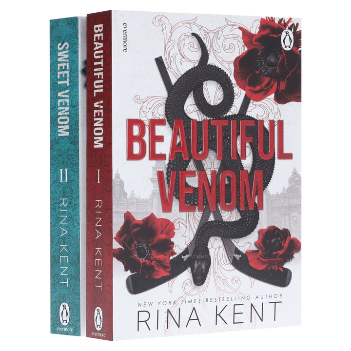 Vipers Series (Beautiful Venom & Sweet Venom) by Rina Kent 2 Books Collection Set - Dark Romance Fiction - Paperback