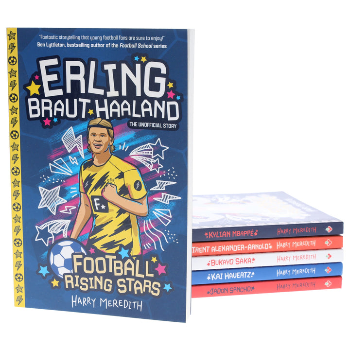 Football Rising Stars By Harry Meredith 6 Books Collection Set - Ages 7-9 - Paperback