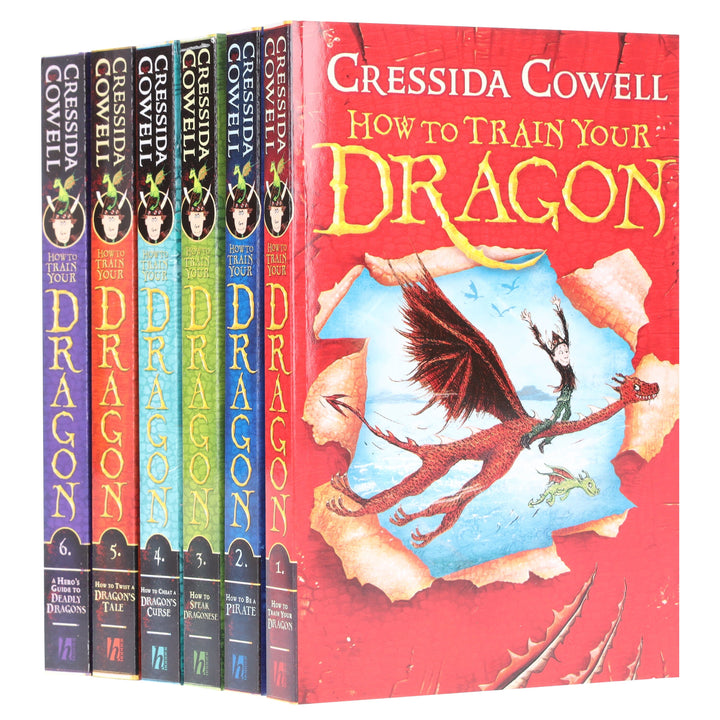 How To Train Your Dragon 6 Books Collection 1 to 6 by ‎Cressida Cowell - Ages 9-14 - Paperback