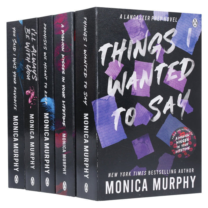 Lancaster Prep Series by Monica Murphy 5 Books Collection Set - Fiction - Paperback