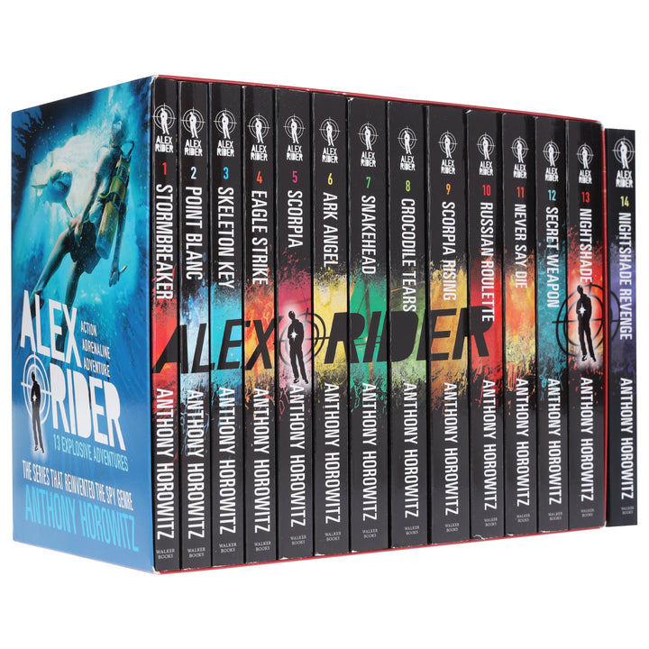 Alex Rider The Complete Missions by Anthony Horowitz: 14 Books Collection Set - Ages 9-14 - Paperback