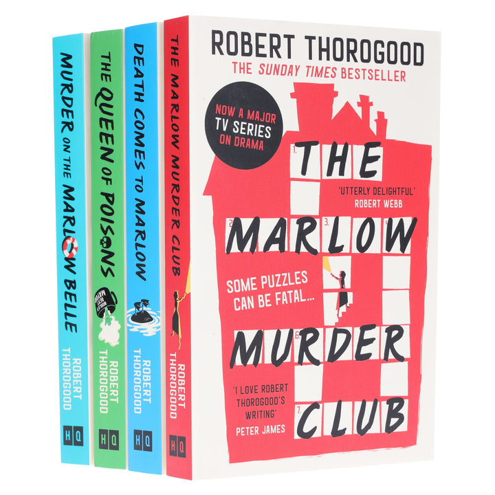 The Marlow Murder Club Mysteries By Robert Thorogood 4 Books Collection  Set - Fiction - Paperback