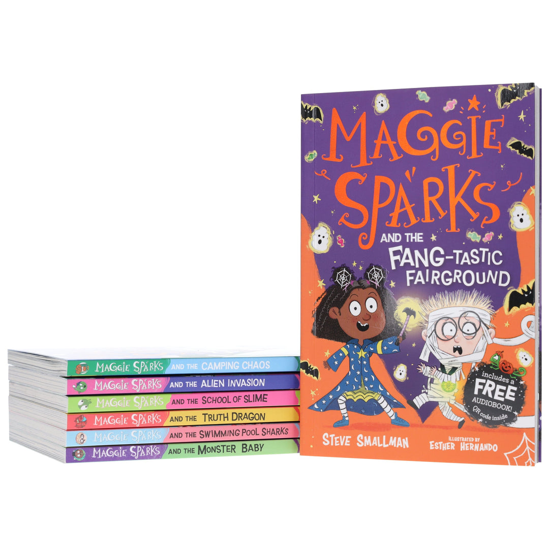 Maggie Sparks Series By Steve Smallman: 7 Books Collection Set With Free Audio Books - Ages 5-7 - Paperback