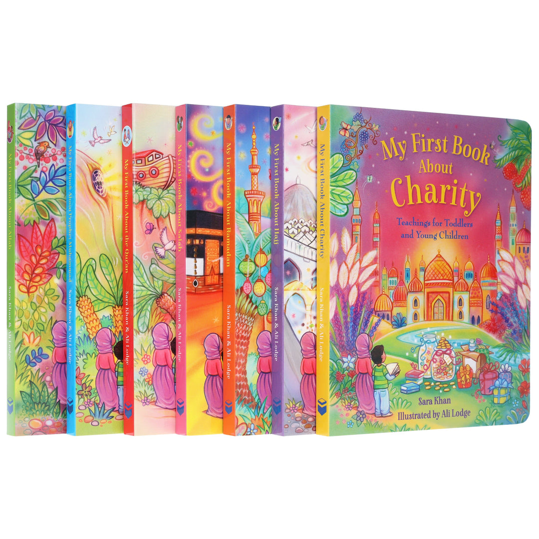 My First Book About Islam Series by Sara Khan: 7 Books Collection Box Set - Ages 2+ - Board Book