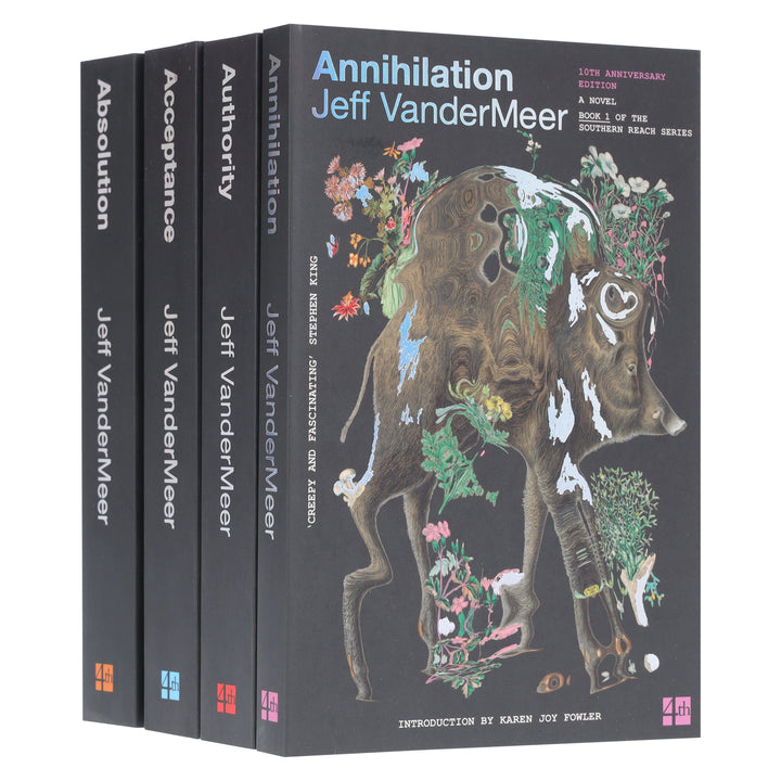 Southern Reach Series by Jeff VanderMeer (10th Anniversary Edition) 4 Books Collection Set - Fiction - Paperback