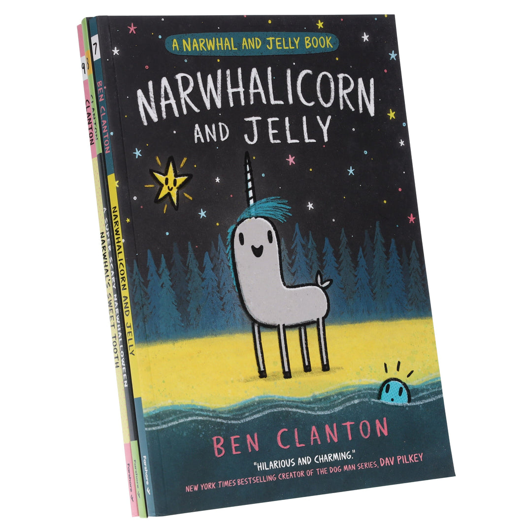 Narwhal and Jelly Series (Book 7-9) By Ben Clanton: Graphic Novels 3 Books Collection Set - Ages 4-7 - Paperback