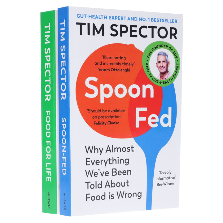 Spoon Fed & Food for Life by Tim Spector: 2 Books Collection Set - Non Fiction - Paperback