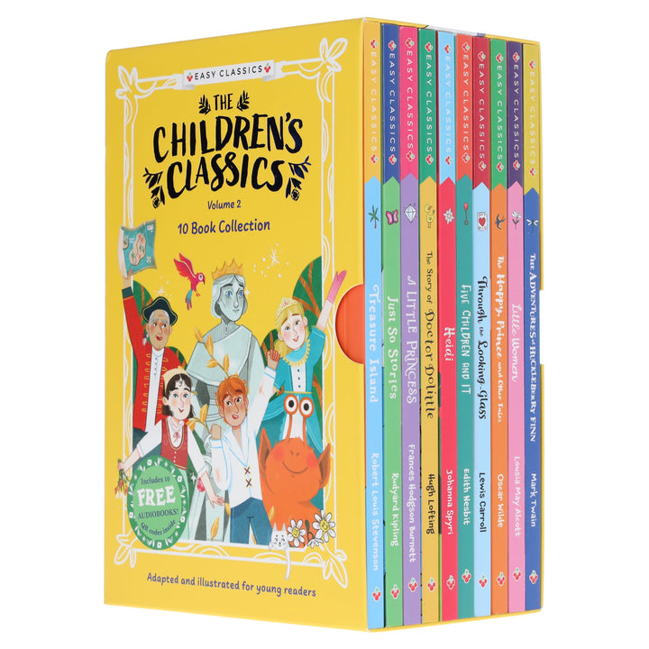 The Children's Easy Classics (Volume 2) 10 Books Collection Box Set (Includes Free Audiobooks!) - Ages 7-9 - Paperback