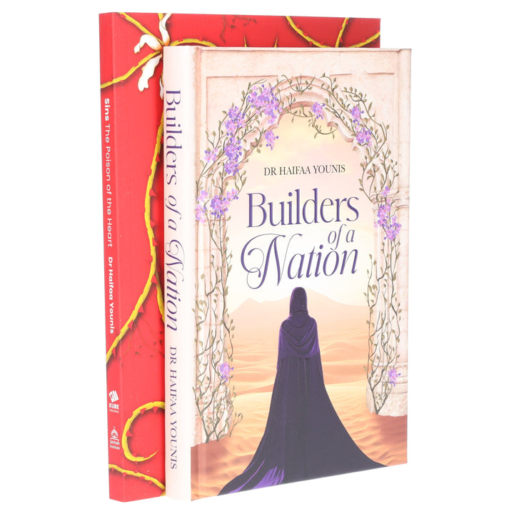 Dr Haifaa Younis 2 Books Collection Set (Sins: Poison of the Heart, Builders of a Nation) - Non Fiction - Paperback/Hardback