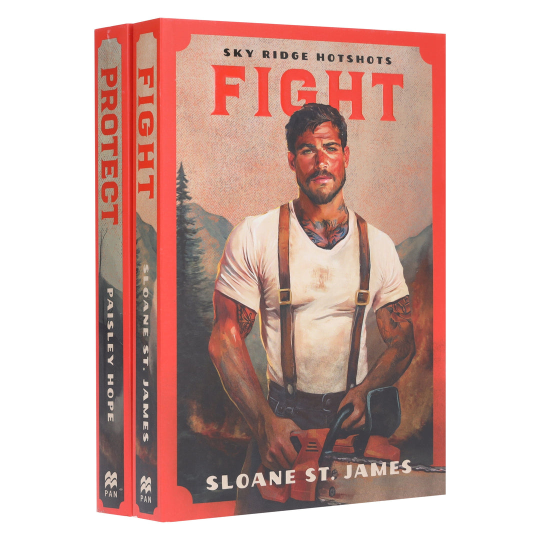 Sky Ridge Hotshots Series by Sloane St. James & Paisley Hope 2 Books Sprayed Edges Collection Set - Fiction - Paperback