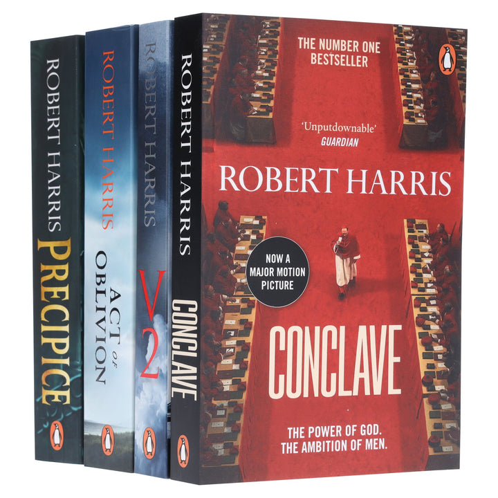 Robert Harris Collection (Conclave,V2, Act of Oblivion & Precipice) 4 Books Set - Fiction - Paperback