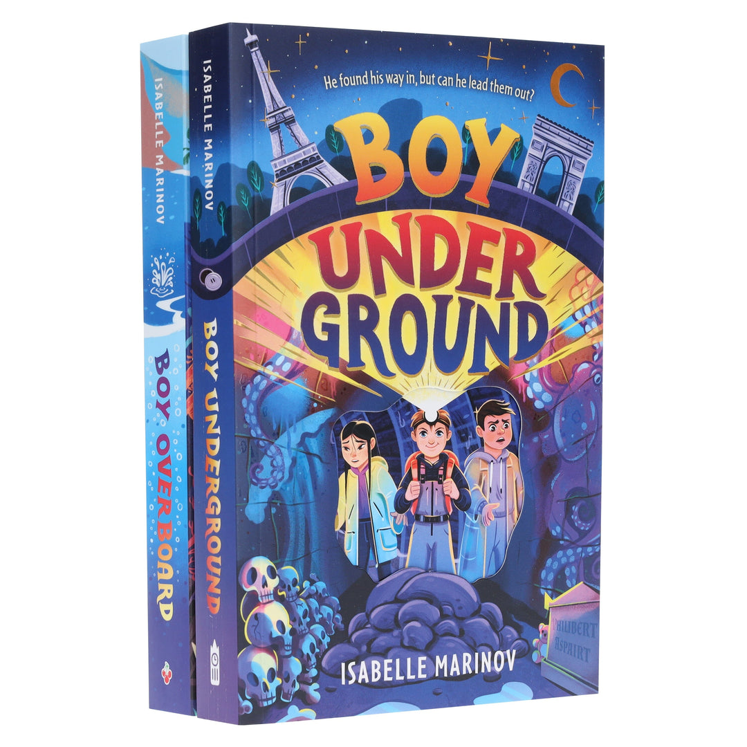 Isabelle Marinov Collection (Boy Underground & Boy Overboard) 2 Books Set - Ages 9-14 - Paperback