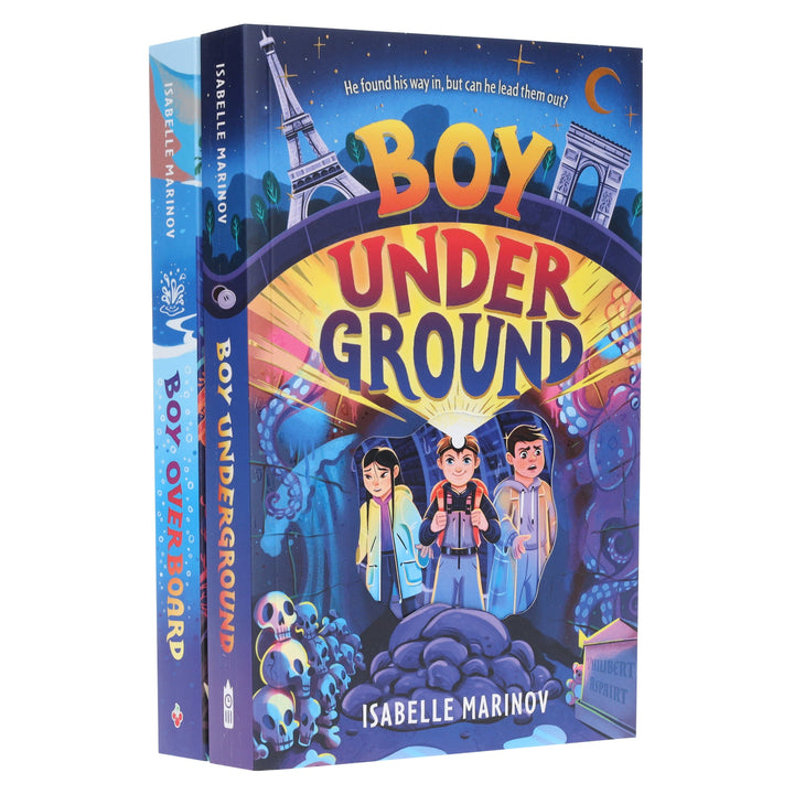 Isabelle Marinov Collection (Boy Underground & Boy Overboard) 2 Books Set - Ages 9-14 - Paperback