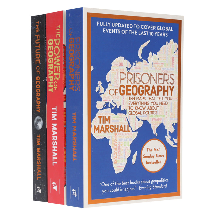 Tim Marshall on Geopolitics: Prisoners, Power & Future of Geography 3 Books Collection Set - Non Fiction - Paperback
