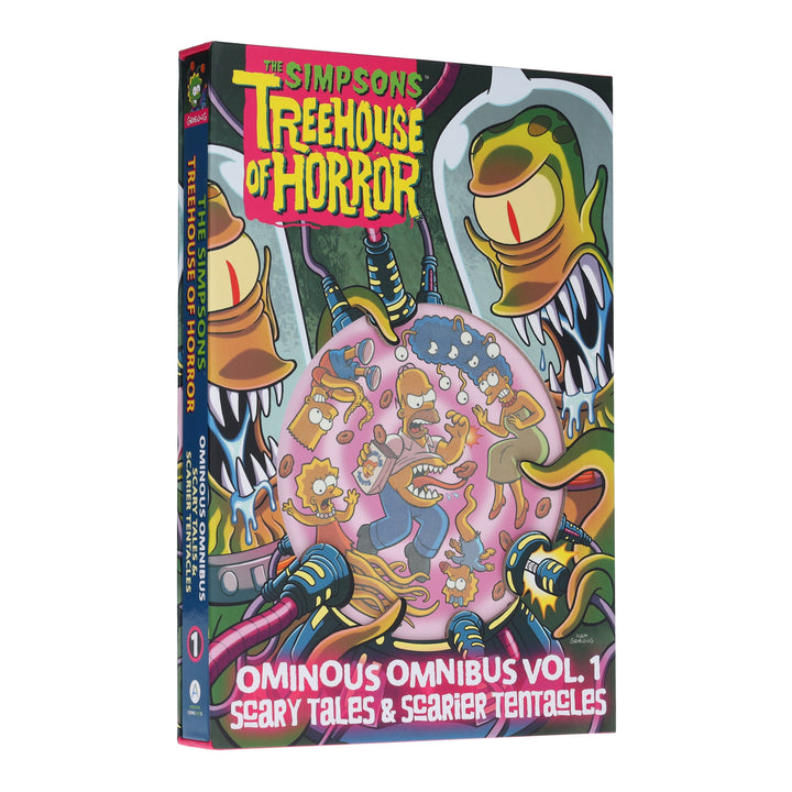 The Simpsons Treehouse of Horror Ominous Omnibus Vol. 1: Scary Tales & Scarier Tentacles by Matt Groening - Ages 12+ - Hardback