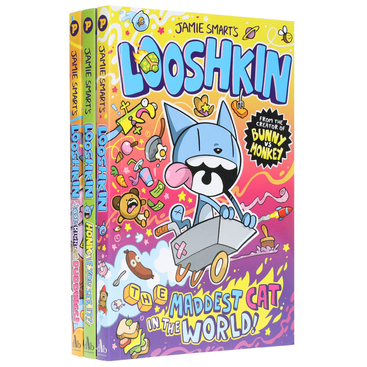 Looshkin by Jamie Smart: 3 Books Graphic Novels Collection Set - Ages 7+ - Paperback