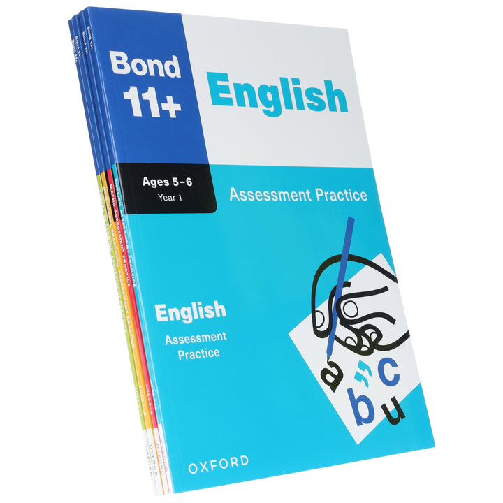 Bond 11+ Assessment Practice Year 1 (Ages 5-6) By Oxford: 4 Books Collection Set - Paperback