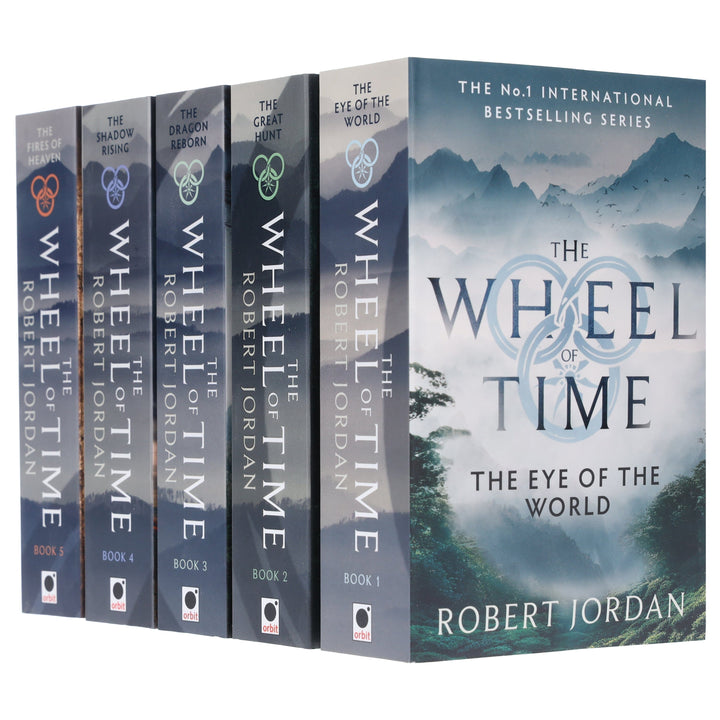 The Wheel of Time by Robert Jordan: Books 1-5 Collection Set - Fiction - Paperback