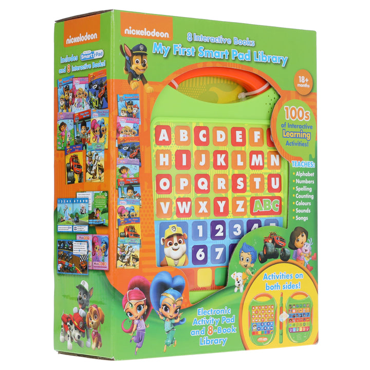 Nickelodeon PAW Patrol: My First Smart Pad Library & 8 Interactive Books Box Set - 18 Months+ - Educational Toy