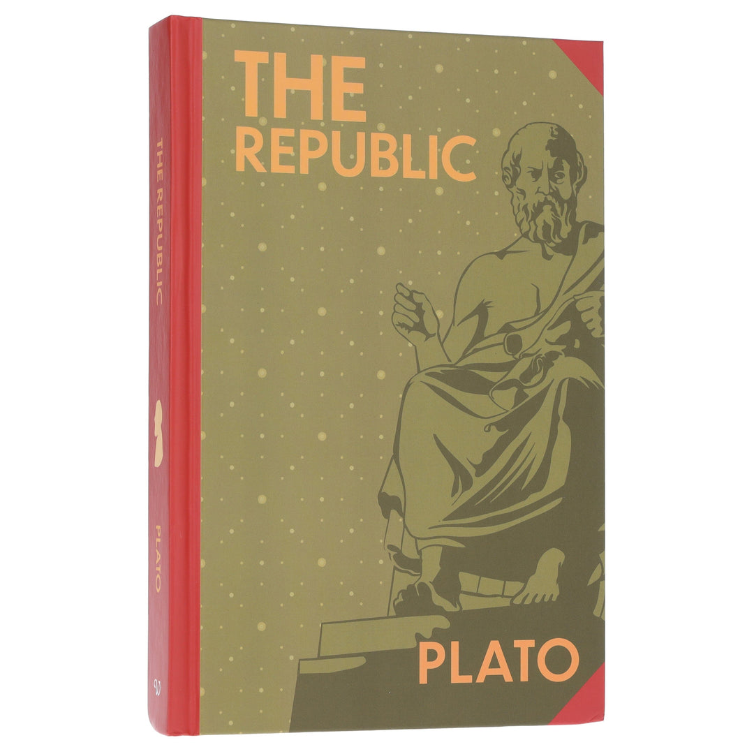 The Republic Book By Plato - Non Fiction - Sprayed Edges Hardback