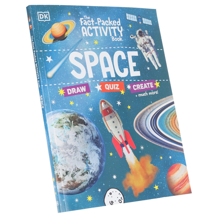 The Fact-Packed Activity Book: Space: With More Than 50 Activities, Puzzles, and More! by DK - Ages 5+ - Paperback