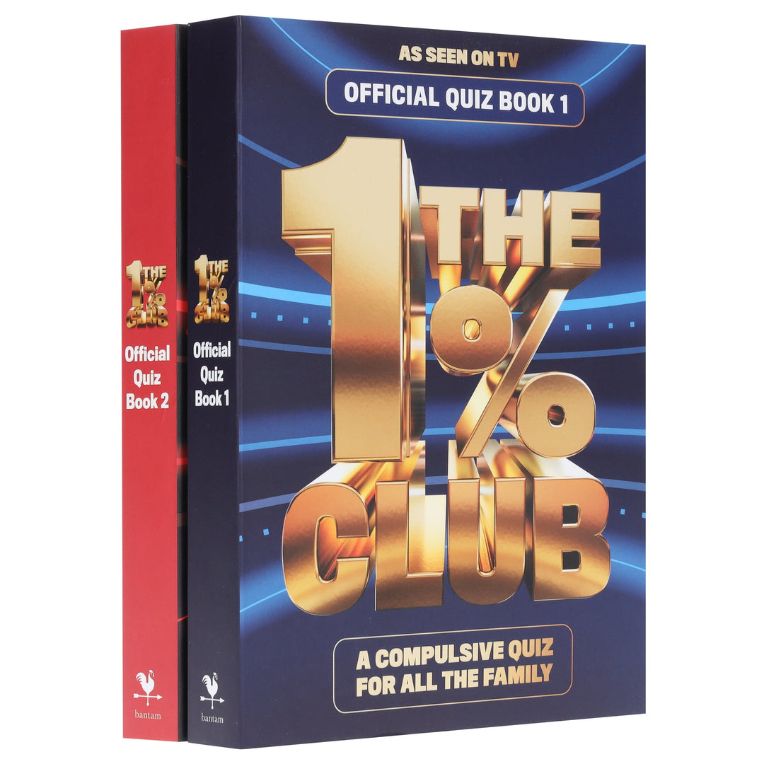 The 1% Club Official Quiz (Book 1&2) by BBC Studios 2 Books Collection Set - Non Fiction - Paperback