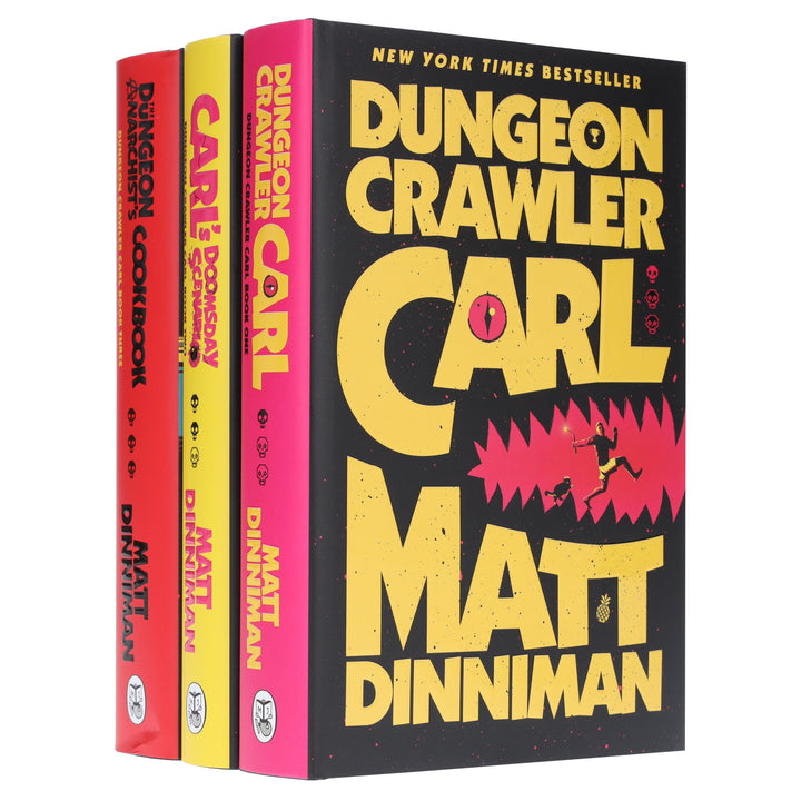 Dungeon Crawler Carl Series by Matt Dinniman 3 Books Collection Set - Fiction - Hardback