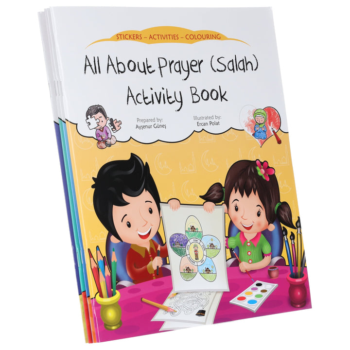 Discover Islam Sticker Activity Children 4 Books Set By Aysenur Gunes - Ages 3-7 - Paperback