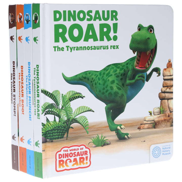 The World of Dinosaur Roar! Series (Set 2) By Peter Curtis & Jeanne Willis 4 Books Collection Set - Ages 3+ - Board Book 0-5 Hachette