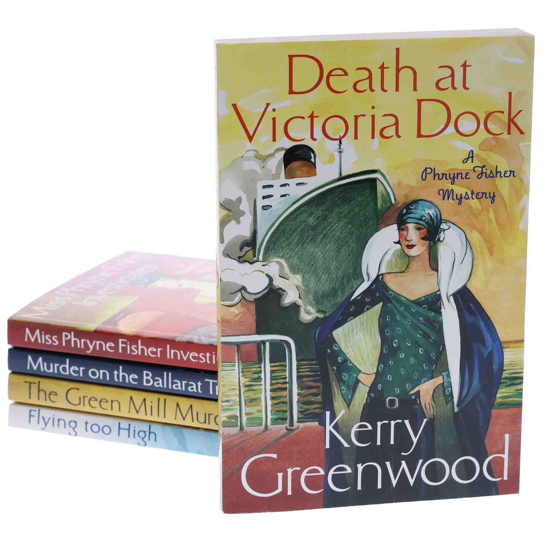 Miss Phryne Fisher Investigates By Kerry Greenwood 5 Books Collection Set - Fiction - Paperback Fiction Constable