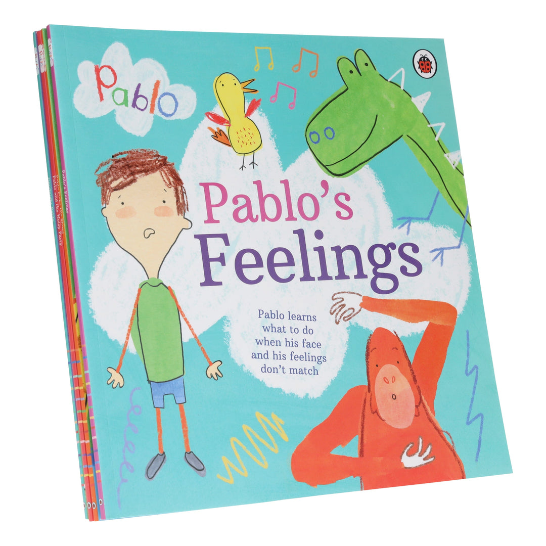 Pablo's Feelings Series 4 Picture Books Collection Set - Ages 2-7 - Paperback