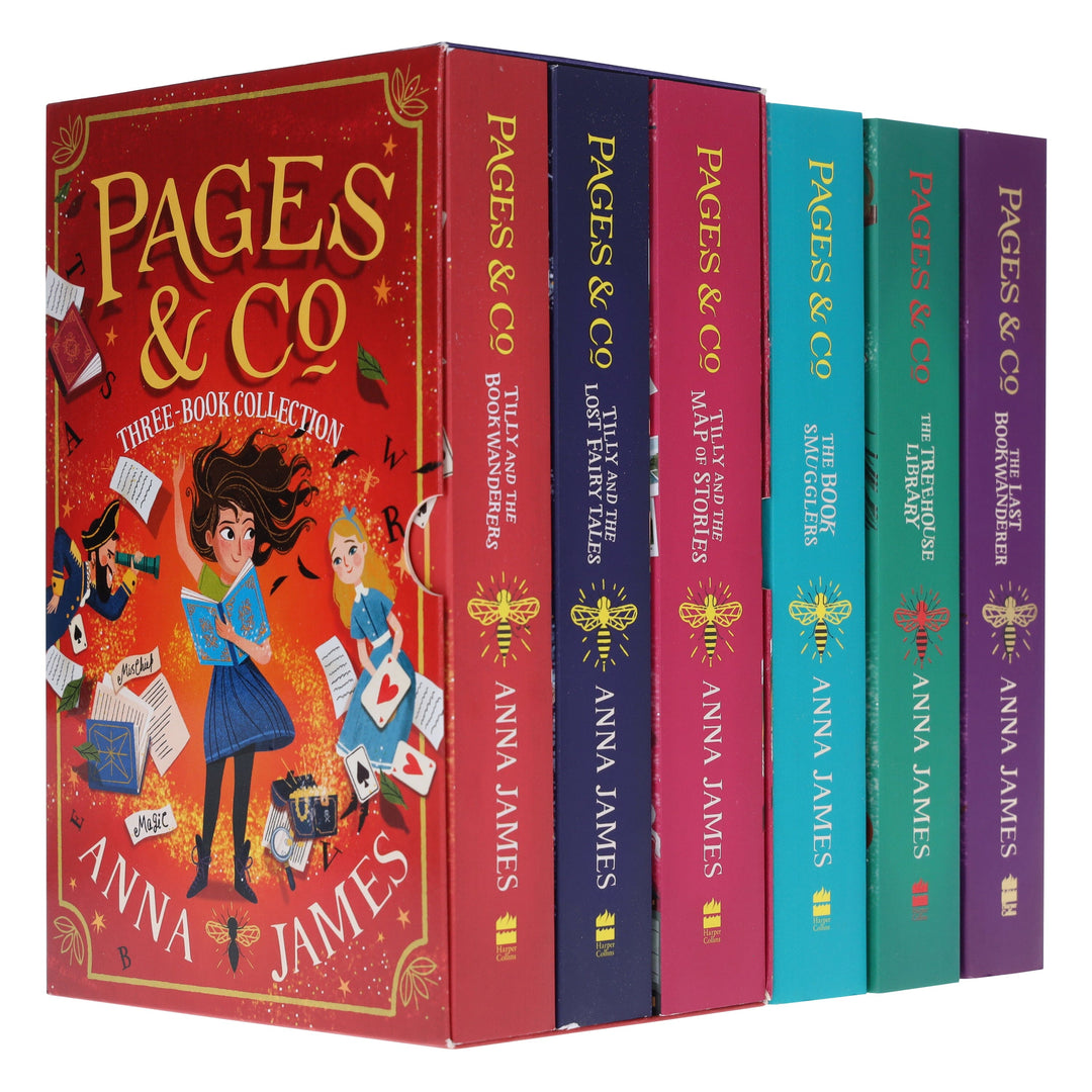 Pages & Co Series by Anna James 6 Books Collection Set - Age 9-14 - Paperback