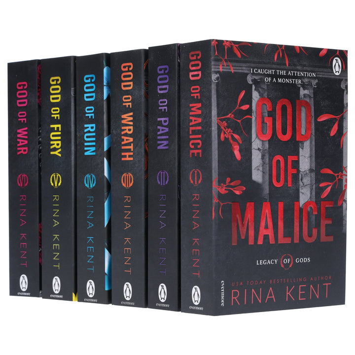 Legacy of Gods Series Dark Romance by Rina Kent: Complete Collection 6 Books Set - Fiction - Paperback