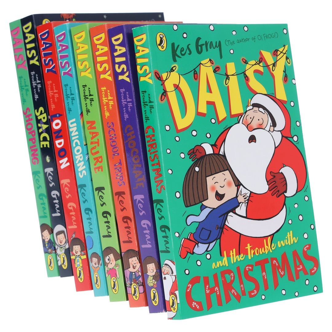 Daisy and the Trouble Series by Kes Gray Illustrated 8 Books Collection Set - Ages 5+ - Paperback