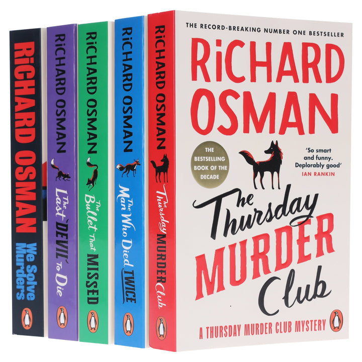 Thursday Murder Club & We Solve Murders Series by Richard Osman 5 Books Collection Set - Fiction - Paperback