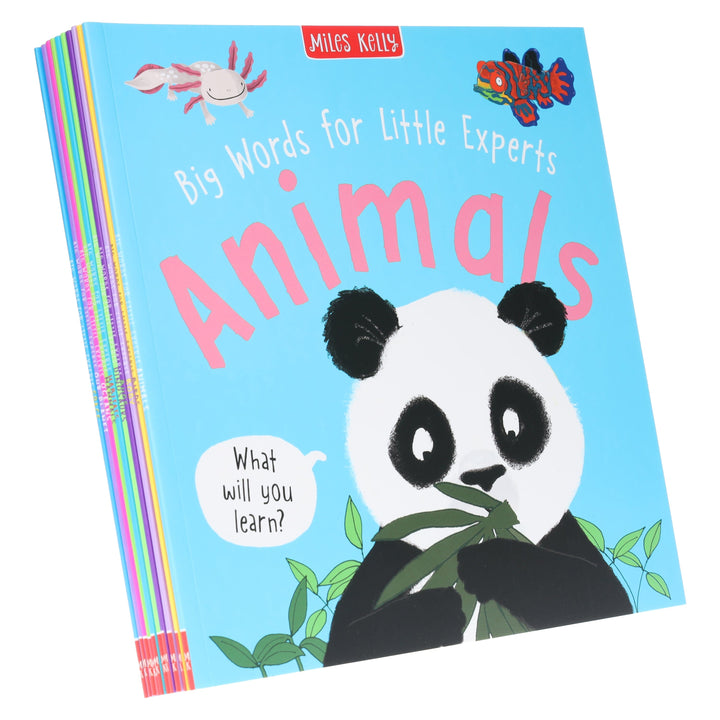 Big Words for Little Experts By Miles Kelly: 10 Books Collection Set - Ages 2+ - Paperback