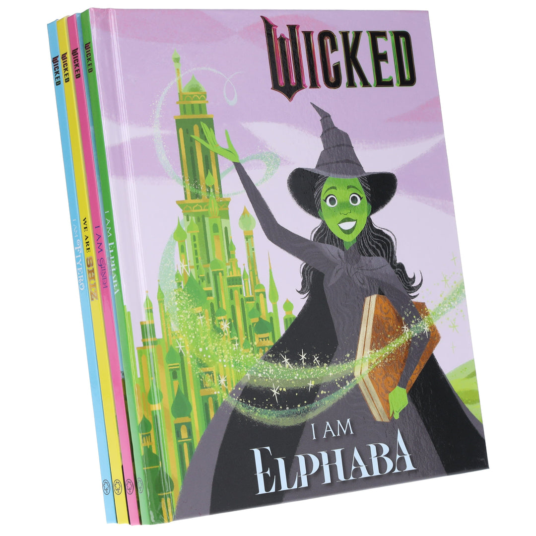 Wicked by Mary Man-Kong Illustrated 4 Books Collection Set With Witch from the West Kids Costume